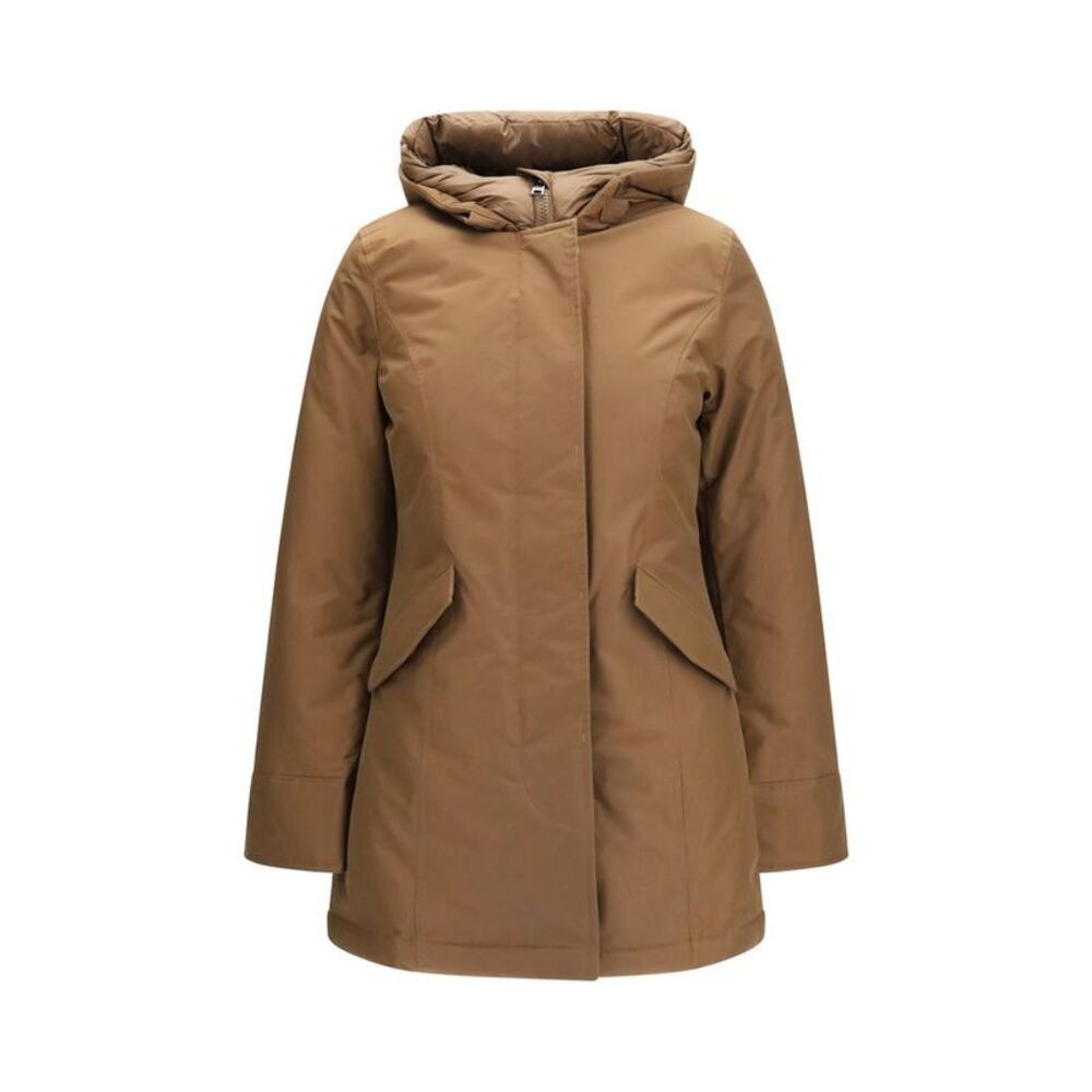 Woolrich Brown Cotton Women's Parka